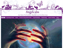 Tablet Screenshot of angelcalm.com